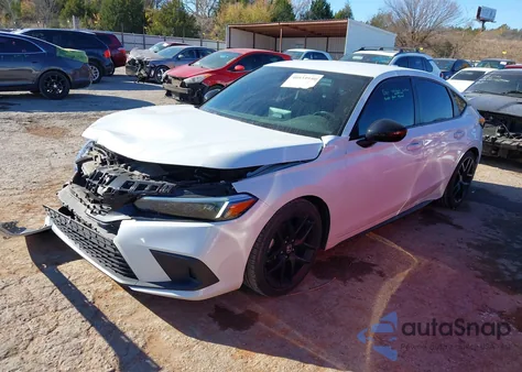 2022 Honda Civic Sport из США, поврежденный, VIN 19XFL2H83NE019700